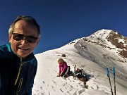 CIMA VACCARO (1985 m) innevata, salita da Parre il 29 gennaio 2018- FOTOGALLERY